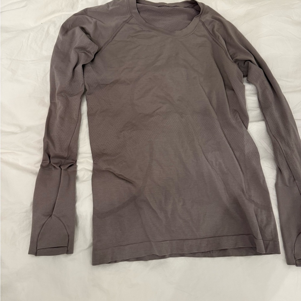 Long Sleeve purple swiftly tech